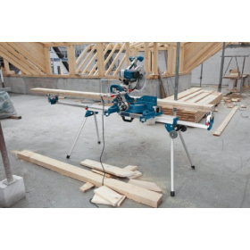 Mesa de sierra Bosch Professional GTA 3800 para sierra ingletadora, 1578 mm, incluye soporte de máquina