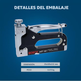 Bosch Professional Handtacker HT 14, für Klammern Typ 53 