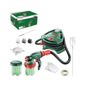 Sistema de pulverización de pintura Bosch Home and Garden PFS 5000 E, 1200 W, 2 depósitos, boquillas de pintura