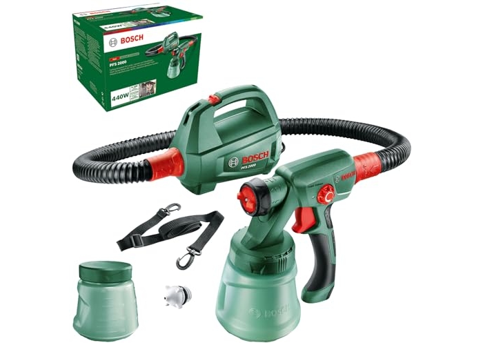 Sistema de pulverización de pintura Bosch PFS 2000, 440 W Sistema de pulverización de pintura Bosch PFS 2000, 440 W