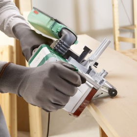 Ленточная шлифовальная машина Bosch PBS Set — 750 Вт, регулируемая скорость