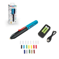 Cordless glue stick Bosch Gluey Lagoon Blue with 20 glue sticks – a practical and elegant tool for handicrafts