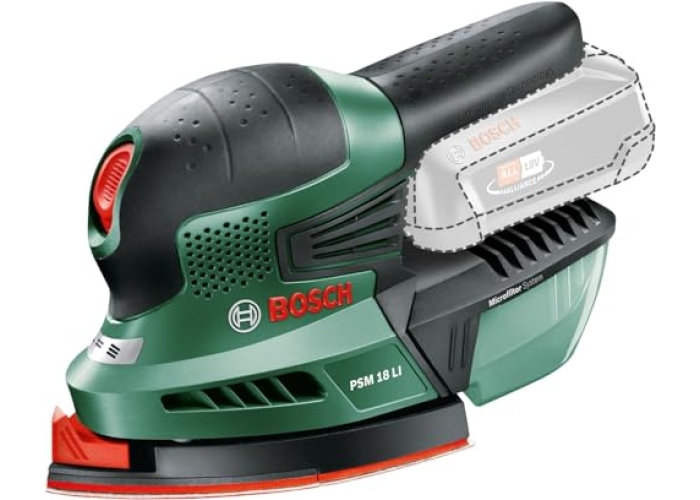 Bosch PSM 18 LI cordless multi-sander – without battery/charger, 18 V Bosch PSM 18 LI cordless multi-sander – without battery/charger, 18 V