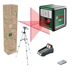 Bosch Quigo Plus cross line laser with tripod – easy alignment