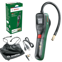 Bosch EasyPump Elektrische Luftpumpe, Autostop, USB-C, LED, 150 PSI 