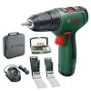 Bosch EasyDrill 1200, taladro/atornillador inalámbrico, 12 V, 2,0 Ah, juego, bolsa blanda, verde