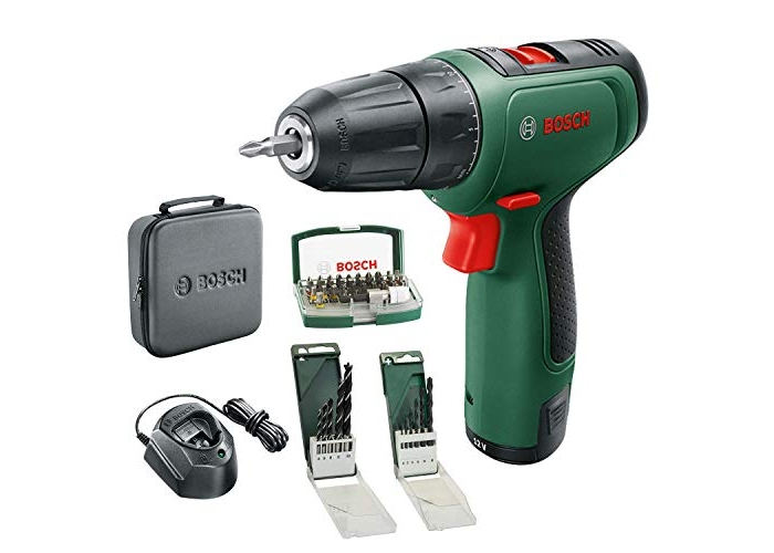 Bosch EasyDrill 1200, taladro/atornillador inalámbrico, 12 V, 2,0 Ah, juego, bolsa blanda, verde Bosch EasyDrill 1200, taladro/atornillador inalámbrico, 12 V, 2,0 Ah, juego, bolsa blanda, verde
