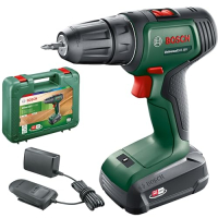 Аккумуляторный шуруповерт Bosch UniversalDrill 18 В (1 аккумуляторная батарея, система 18 В, в кейсе)