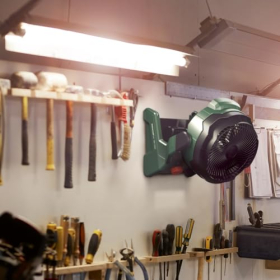 Bosch Tragbarer Akku-Ventilator UniversalFan 18V für Outdoor & DIY
