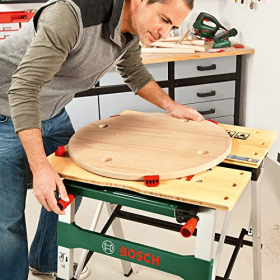 Bosch Home and Garden work table, black/green, 555 mm