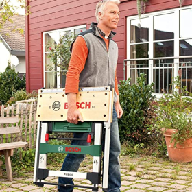 Bosch Home and Garden work table, black/green, 555 mm