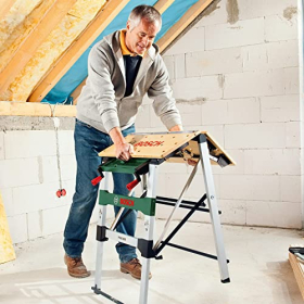 Bosch Home and Garden work table, black/green, 555 mm