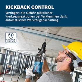 Bosch GBH 2-28 F – 28 mm SDS-plus hammer drill with kickback protection