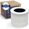 LEVOIT Air Purifier Standard Replacement Filter 3-in-1 HEPA High-Efficiency Activated Carbon Fits Core Mini, White, Plastic, 1 Pack