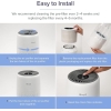 LEVOIT Air Purifier Standard Replacement Filter 3-in-1 HEPA High-Efficiency Activated Carbon Fits Core Mini, White, Plastic, 1 Pack
