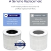 LEVOIT Air Purifier Standard Replacement Filter 3-in-1 HEPA High-Efficiency Activated Carbon Fits Core Mini, White, Plastic, 1 Pack