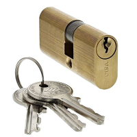 Oval brass cylinder lock CISA for door lock