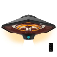 Elektroheizung Cecotec ReadyWarm 2000, 2000 W, für bis zu 10 m², mit Fernbedienung und Schutzart IP34