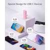 Charmast Mini Portable Charger USB C Power Bank 5000mAh, 20W PD & QC 18W, Type C External Battery Pack Compatible with Samsung, Huawei and Other USB C Phones (Pink)