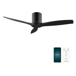 Ventilador de techo Cecotec EnergySilence Aero 5500 con Wi-Fi, negro