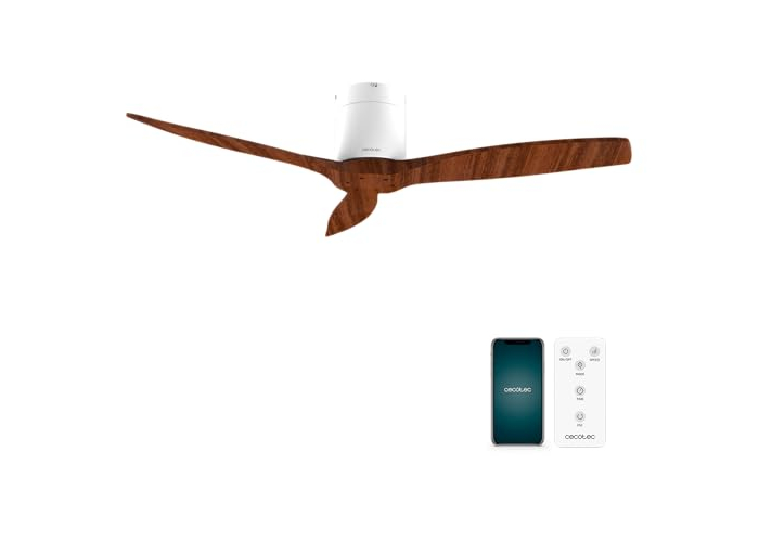 Cecotec EnergySilence Aero 5500 Aqua Deckenventilator mit Wi-Fi, 40 W, für Haus und Außenbereich Cecotec EnergySilence Aero 5500 Aqua Deckenventilator mit Wi-Fi, 40 W, für Haus und Außenbereich
