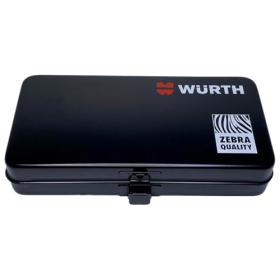 Zebra Würth 1/4 inch socket wrench set 34 pieces