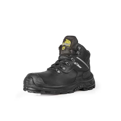 U-Power Sicherheitsstiefel Thanos S3 SRC CI ESD, hoch, robust, Schwarz/Gelb