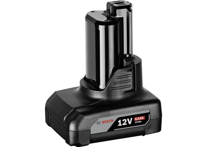 Bosch Professional GBA 12V 6Ah Lithium Battery, Black Bosch Professional GBA 12V 6Ah Lithium Battery, Black