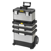 Stanley FatMax Rolling Workshop 1-95-622, metal-plastic, empty, tool trolley