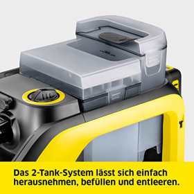 Компактний бездротовий пилосос Karcher SE 3-18 з розпилювальним відсмоктуванням для текстильних поверхонь, без акумулятора та зарядного пристрою