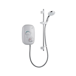 Ducha termostática Mira Showers XS Event, blanca