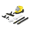 Limpiadora a vapor Kärcher SC 4 EasyFix, 2000 W, 3,5 bar, sistema de 2 depósitos, set de limpieza de suelos