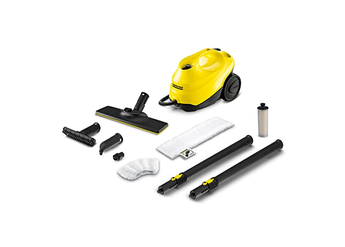 Limpiadora a vapor SC 3 EasyFix de 1900 W, 3,5 bar, depósito de 1 L, kit de limpieza de suelos de Kärcher Limpiadora a vapor SC 3 EasyFix de 1900 W, 3,5 bar, depósito de 1 L, kit de limpieza de suelos de Kärcher