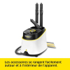Limpiadora a vapor Kärcher SC 3 Deluxe – 1900 W, 3,5 bar, calentamiento rápido, kit para el cuidado de suelos