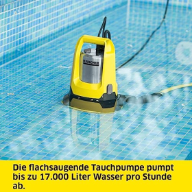 Погружной насос Kärcher SP 17,000 Flat Level Sensor, производительность 17,000 л/ч