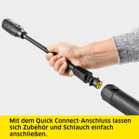 Kärcher high-pressure cleaner K 2 Power Control: intelligent application support