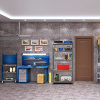 Relaxdays heavy-duty steel shelving unit with 5 shelves, 875 kg load capacity