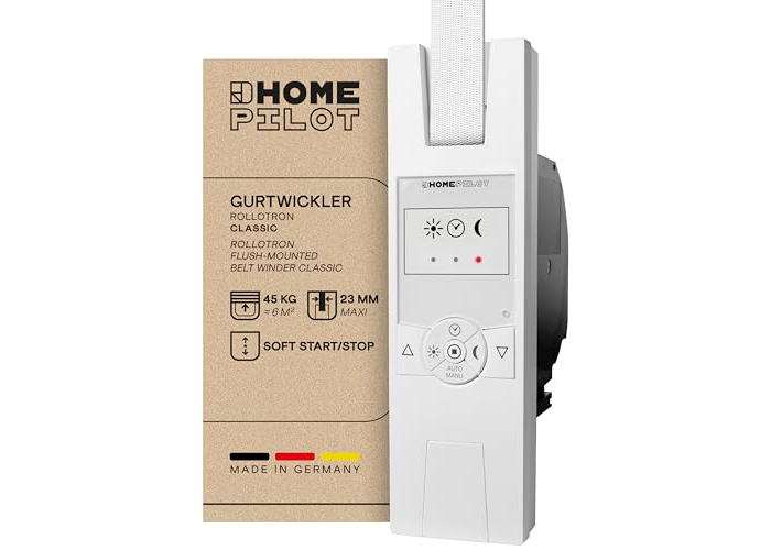 HOMEPILOT RolloTron Classic, привод для рольставней Smart Home, 45 кг HOMEPILOT RolloTron Classic, привод для рольставней Smart Home, 45 кг