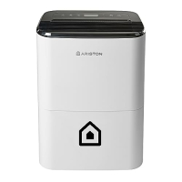 Portable dehumidifier Ariston 21 L, 360 W, white, 230 V