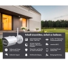 Cámara de vigilancia IP para exteriores Lupus LE202 WLAN con visión nocturna, carcasa metálica, protección de datos alemana