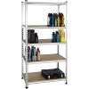 Grid shelf made of pressed cardboard with 5 shelves, double shelves, multiple shelves, medium strength