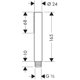 AXOR Starck Teleducha 1jet in Chrom