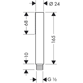 AXOR Starck Teleducha 1jet in Chrom