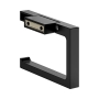 KEUCO toilet paper holder made of metal, matt black