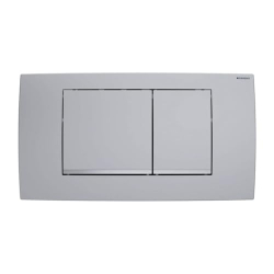 Geberit Twinline30 actuator plate – double flush, matt chrome, easy-care