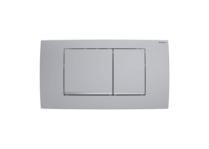 Geberit Twinline30 Betätigungsplatte – Doppelte Spülung, Matt-Chrom, Pflegeleicht Geberit Twinline30 Betätigungsplatte – Doppelte Spülung, Matt-Chrom, Pflegeleicht