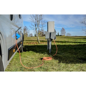 Удлинительный кабель Brennenstuhl Camping CEE с вилкой CEE и угловым соединением, включая заземленную комбинированную розетку