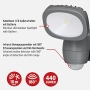 Rechargeable LED spotlight Brennenstuhl LUFOS/ with battery and motion detector