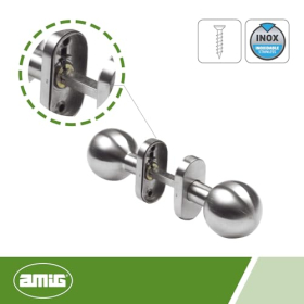 Amig - Set von drehbaren Türgriffen mod. 11ALGR 