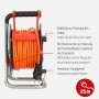 Cable reel Brennenstuhl Garant V2 IP44, 25 m: Reliable solution for temporary outdoor use